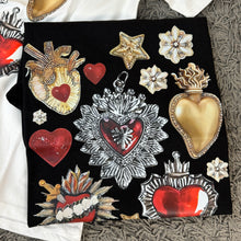Carica l&#39;immagine nel visualizzatore di Gallery, T Shirt Over Cuore Ex Voto
