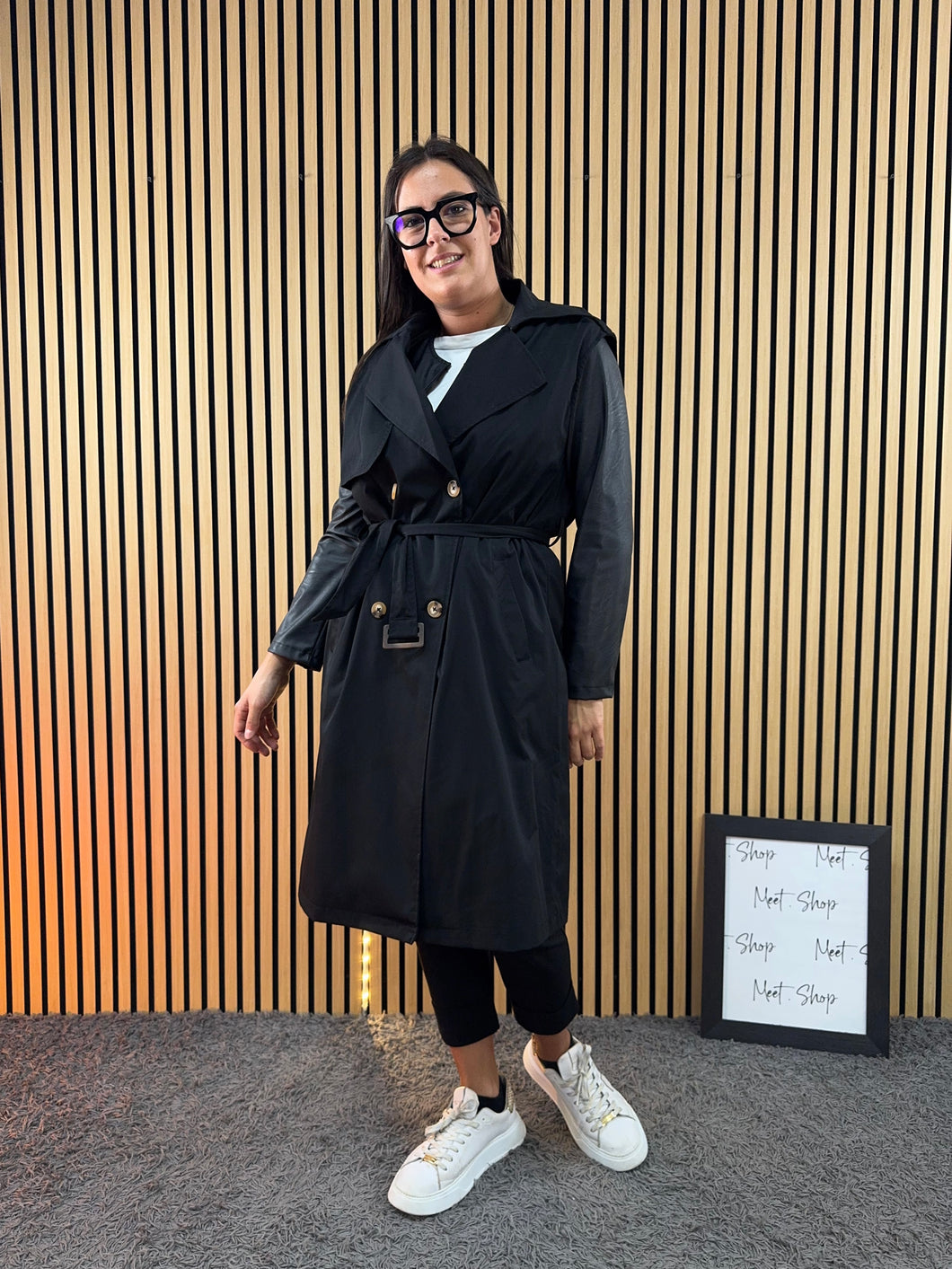Giacca Trench Smanicato