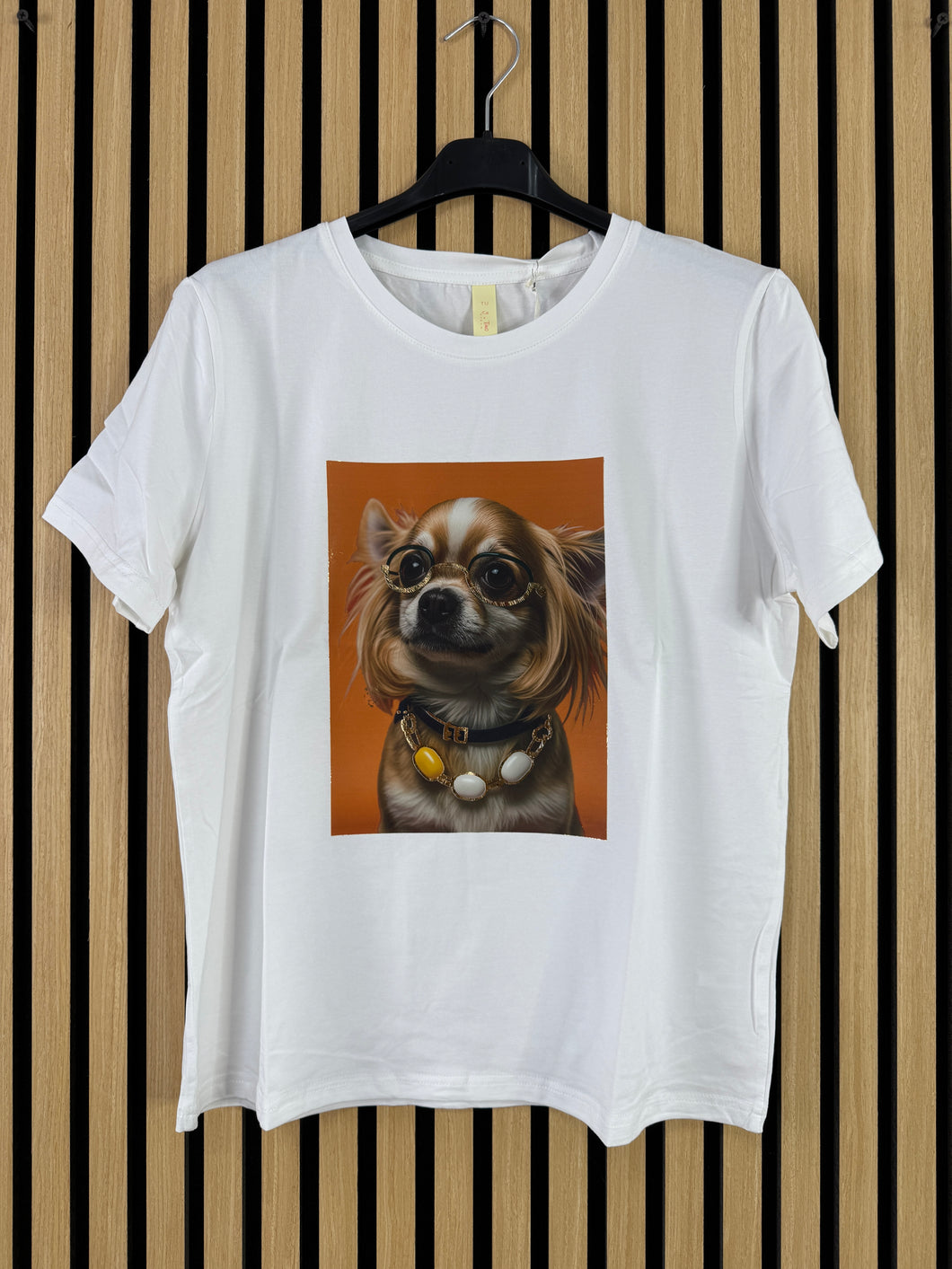 T Shirt Chihuahua Occhiali