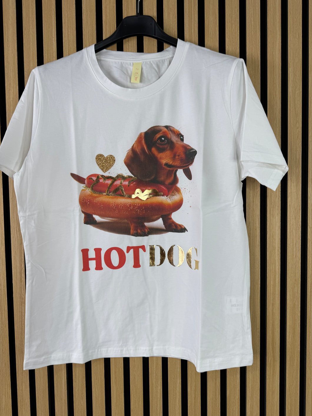 T Shirt Bassotto Hot Dog