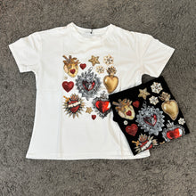 Carica l&#39;immagine nel visualizzatore di Gallery, T Shirt Over Cuore Ex Voto
