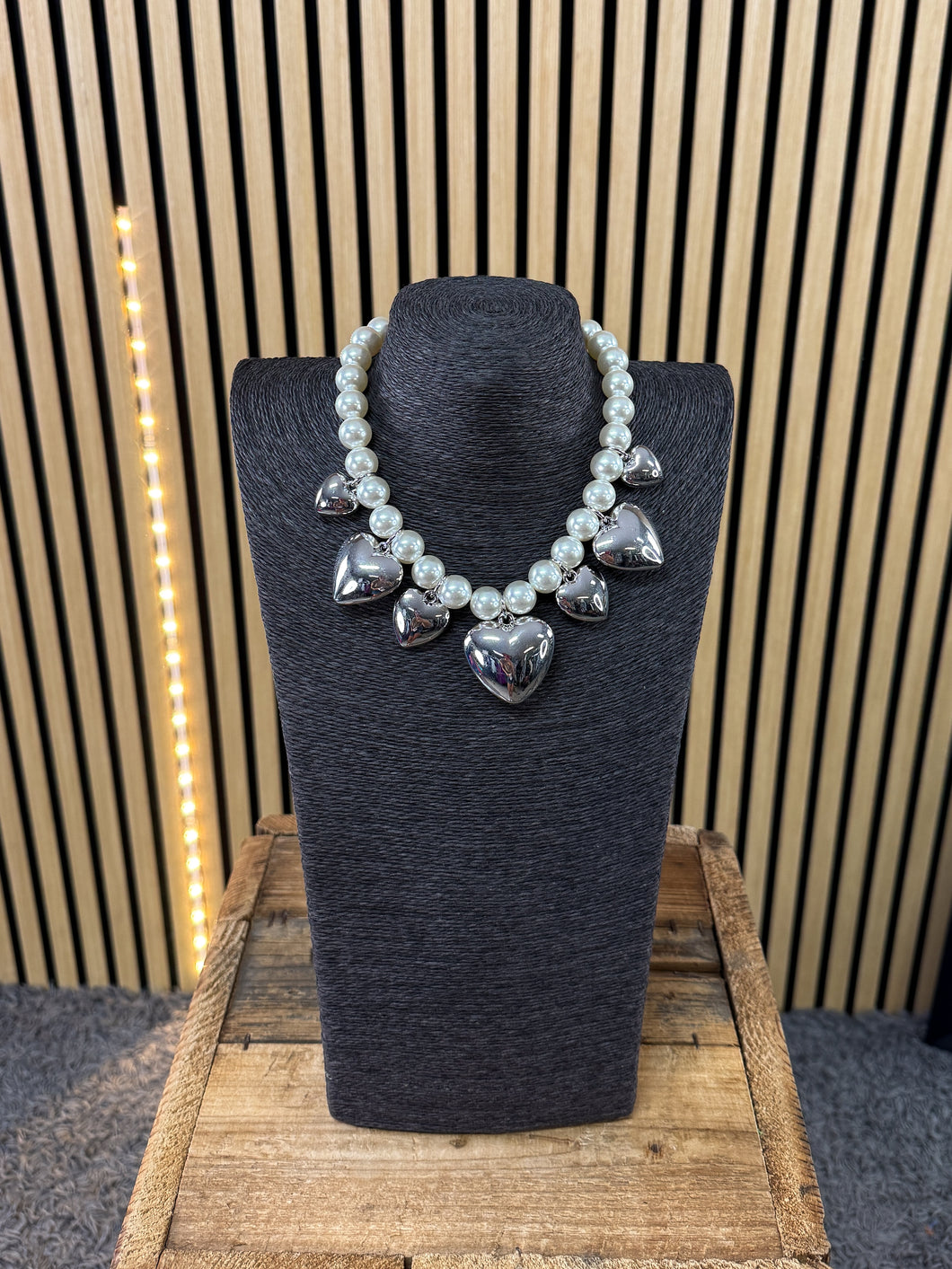 Collana Perle Cuori