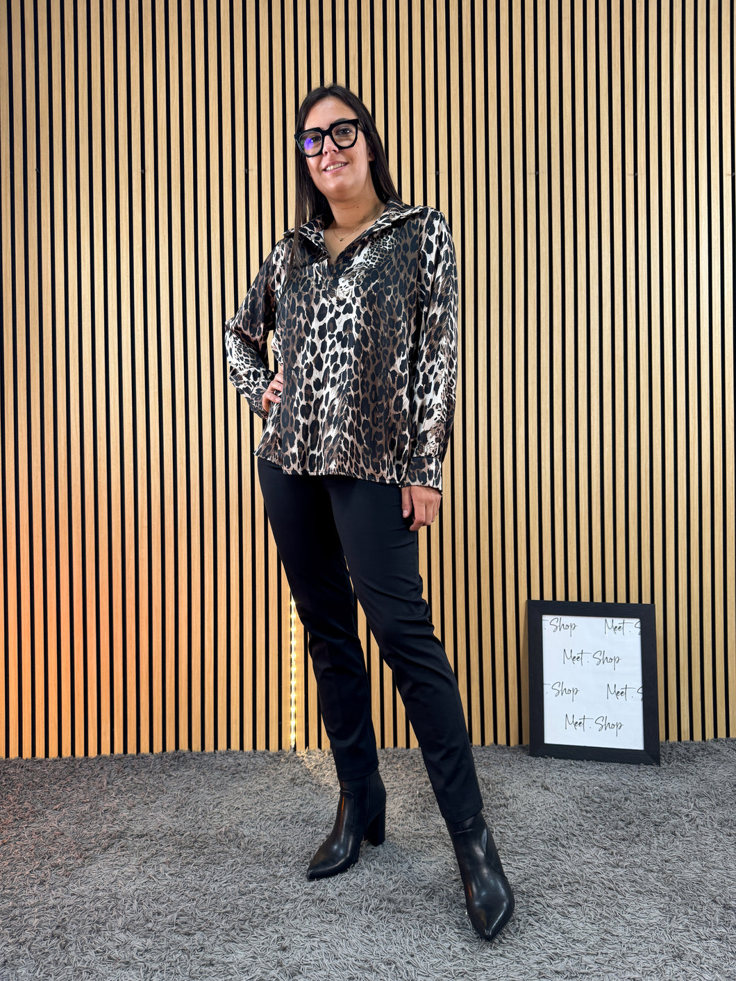 Camicia Over Leopard