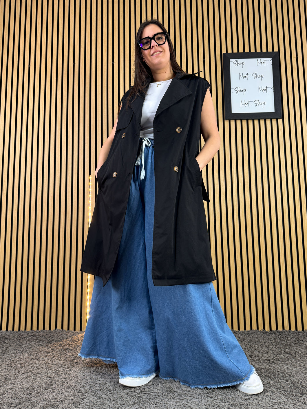 Giacca Trench Smanicato