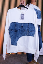 Carica l'immagine nel visualizzatore di Gallery, Felpa Top Jeans

