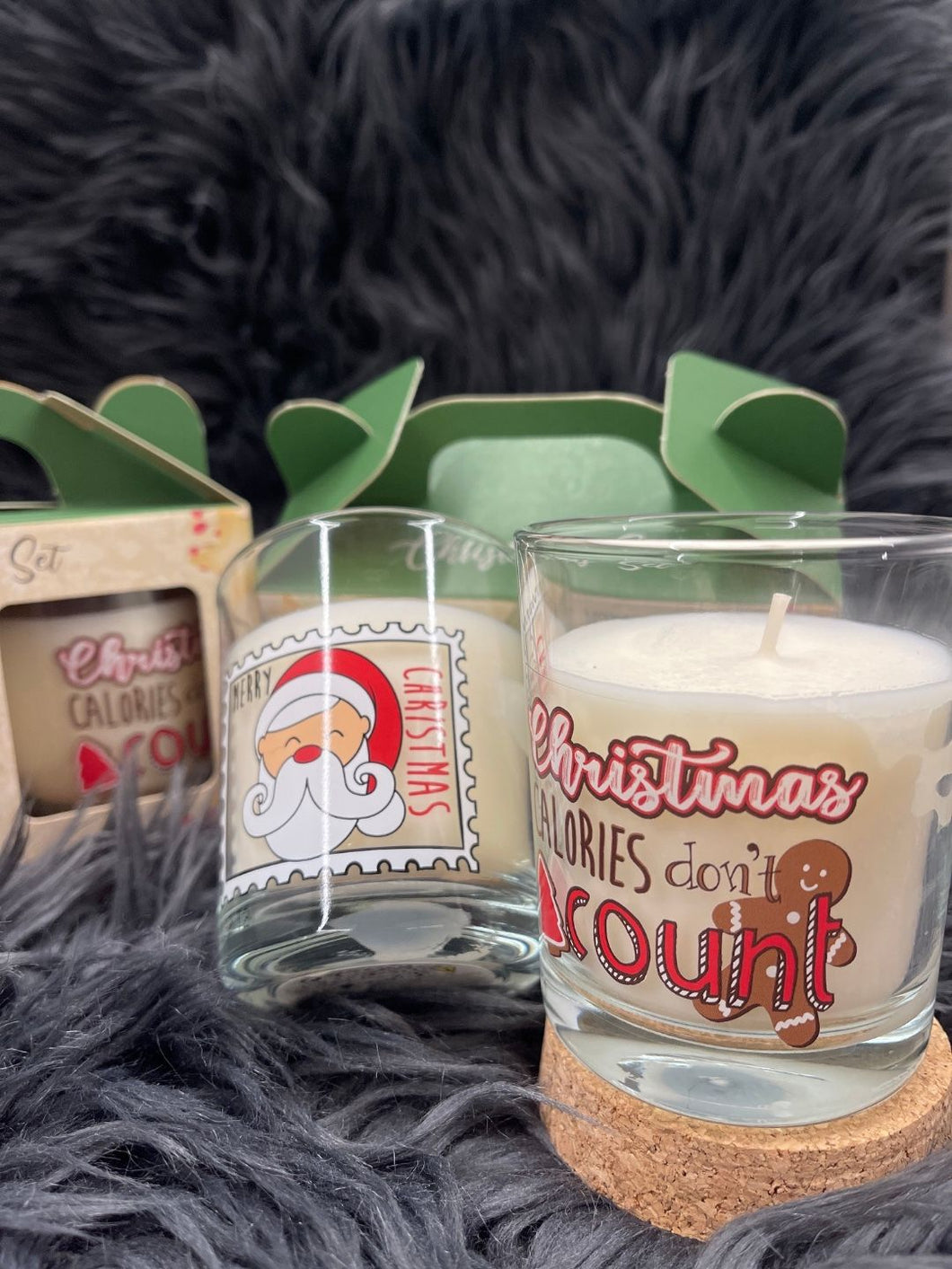 Candele Christmas set